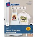 Avery Avery¬Æ Light T-Shirt Transfer, 8-1/2" x 11", Matte, White, 18 Sheets/Pack 8938
